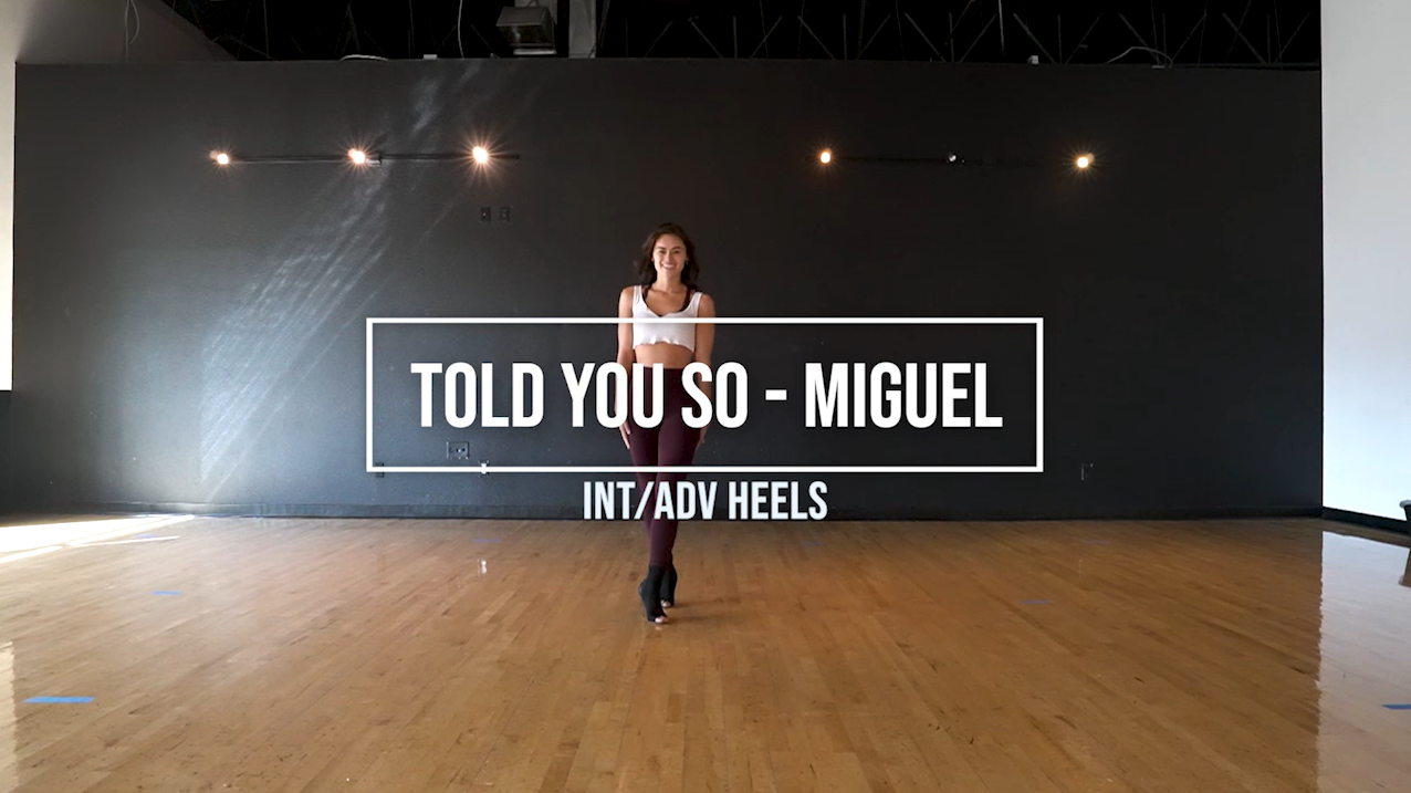 Told You So - Int/Adv Heels Tutorial